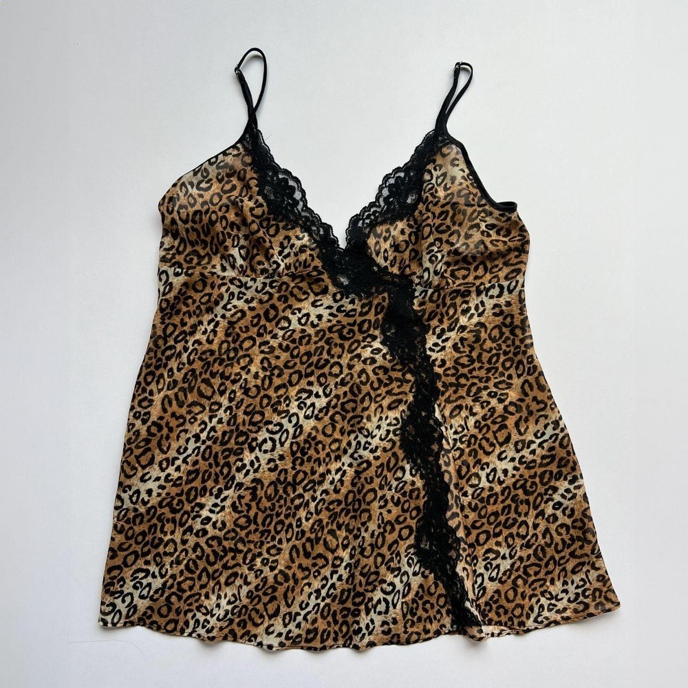 Vintage Whispers Cheetah Print Lace Top